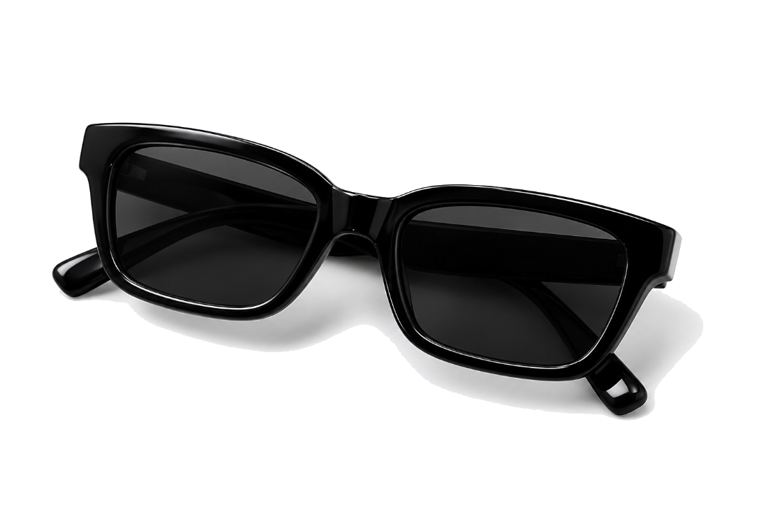 black sunglasses
